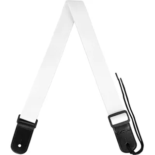 Cascha Ukulele-Gurt verstellbar I Länge 76 cm bis 139 cm individuell einstellbar I robuster Ukulelen-Gurt für Kinder & Erwachsene I für angenehmes Tragen I Gurt Ukulele Poly-Baumwolle Weiß