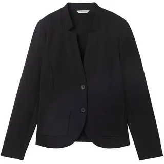 Tom Tailor 1038703 Ottoman Structure Blazer Deep Black M
