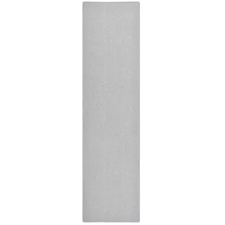 furnicato Läufer Hellgrauer Tuftteppich 80 x 300 cm aus Nadelvlies, 100% Polypropylen, Rechteckig, Waschbare Bodenmatte, rutschfest und schalldämmend für das Wohnzimmer grau 80 cm x 300 cm
