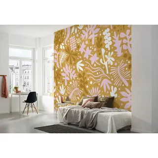 KOMAR Vliestapete Mid Summer 300 cm x 250 cm Gelb