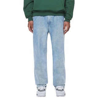 Pegador 5-Pocket-Jeans Baltra Baggy logogeprägte Knöpfe und Nieten blau 33