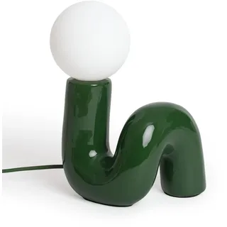 LEDKIA Tischlampe Keramik Arlo S Grün