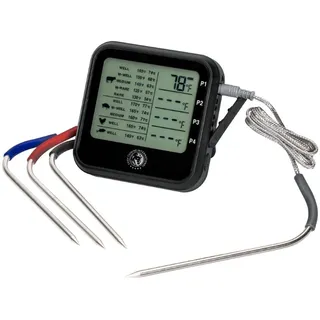 CHEF CUISINE Grillthermometer 18,2 cm rostfrei schwarz