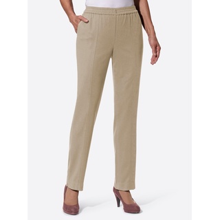 Webhose CLASSIC Gr. 38, Normalgrößen, beige (sesam) Damen Hosen Stoffhosen