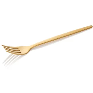 24x Menügabel ALEX GOLD, mit gold, matte PVD Beschichtung, 21 cm, Chromnickelstahl 18/10