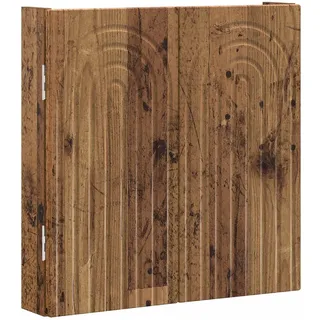 vidaXL Dartboard Schrank ALKMAAR Altholz 52,5 x 10,5 x 53,5 cm