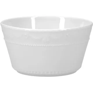 KPM Berlin KURLAND Bowl, Müslischale, Porzellanschale, Schüssel Porzellan, 0,7l, handmade, weiß im Geschenkkarton (1)