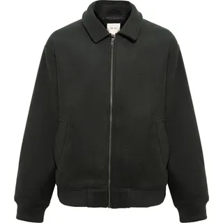 mavi Klassische Reißverschlussjacke mit Stehkragen und Taschen Größe: XXL - Dunkelgrau - XXL