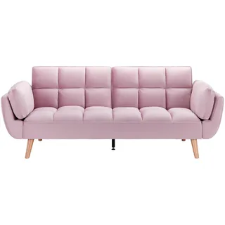 Schlafsofa Cora Rosa Samt
