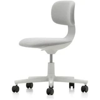 Vitra - Rookie Bürostuhl, soft grey / Plano cremeweiß / sierragrau (Hartbodenrollen)