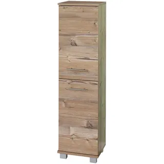 Schildmeyer Isola Midischrank 30,3 x 117 x 33 cm Silber
