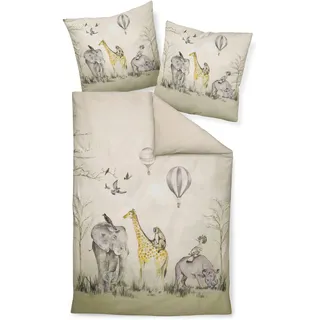 JANINE modern art S42097-07 beige 155 x 200 cm + 80 x 80 cm