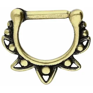 PIERCINGLINE Nasenpiercing Chirurgenstahl Clicker DESIGN Ohrpiercing Septum Nase (Clicker, 1-tlg), Ohrpiercing für Conch, Helix, Tragus, Daith, Lobe