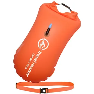 Trockene Tasche Schwimmboje, Schwimmboje Trockentasche für Erwachsene, Sicherheitsfloat für offenes Wasser, Sichtbare Schwimmboje, Leichte Schwimmsicherheitsboje, Verstellbarer Schwimmgürtel