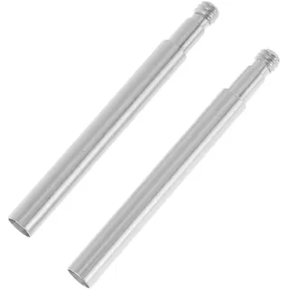Hihaha 2 Stück 60mm Ventilverlängerung Langlebiges Aluminiumlegierung 180 Grad Ventilverlängerung Für Auto Motorrad Wohnmobil LKW Fahrrad