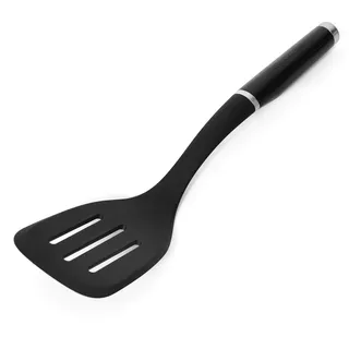 KitchenAid KE002OHOBA Classic Pfannenwender mit Schlitzen aus Nylon, schwarz