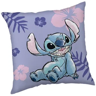 Jerry Fabrics Lilo und Stitch Kuschelkissen Dekokissen 40 x 40 cm