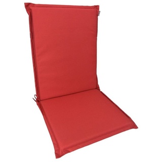 Marabellas Shop Sitzkissen Sitzauflage Polsterauflage Stuhlkissen Stuhlauflage 50x110x3cm Kissen rot