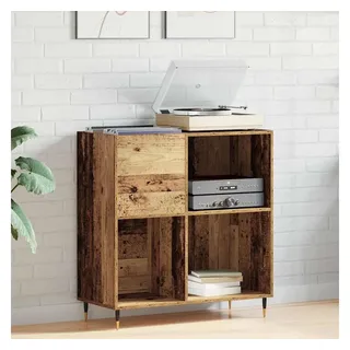 vidaXL Schallplattenschrank 85 x 38 x 89 cm Braun