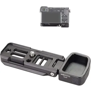 WEPOTO A6400 Griffverlängerung L Winkel QR Platte Schnellwechselplatte für Sony a6400 a6300 a6100 Kamera
