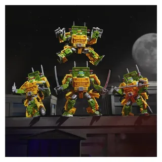 Hasbro Transformers x Teenage Mutant Ninja Turtles Actionfigur Party Wallop 18 cm