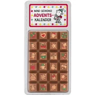 Sheepworld Adventskalender mit Mini-Schokolade | Mini-Adventskalender aus 30 g Schokolade, 13,2 cm x 6,5 cm | Geschenk Advent | 51202