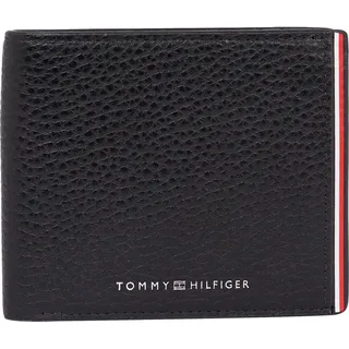 Tommy Hilfiger Herren Geldbeutel Corporate Flap & Coin Wallet Klein, Schwarz (Black), Einheitsgröße - OS