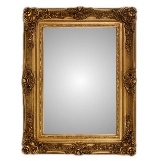 Casa Padrino Barockspiegel Barock Wandspiegel Gold Höhe 130 cm, Breite 96 cm - Edel & Prunkvoll