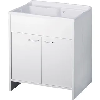 veriaffari.it Waschbecken mit Unterschrank 80 x 50 x 85 cm Weiß