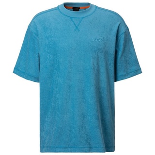 BOSS ORANGE T-Shirt TeeTowel mit Rundhalsausschnitt blau
