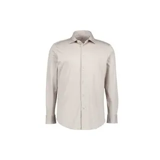 BOGGI MILANO Herren Hemd beige Seide, beige, Frühjahr/Sommer 2026