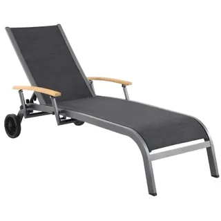 MWH Das Original Kensington Plus Rollliege 75 x 174 x 101 cm Iron Grey