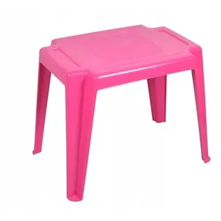 Kinder-Plastiktisch Rosa Gartentisch Lolek