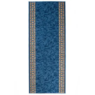 Tapiso Teppichläufer, Dunkelblau, Textil, Ethno, Rechteckig, 80x200 cm, Teppiche & Böden, Teppiche, Teppichläufer