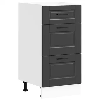 vidaXL Unterschrank Porto 0 x 0 x 0 cm Schwarz