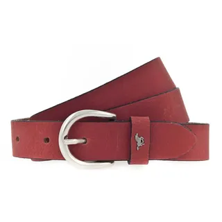 Mustang Damengürtel Leder 2,5 cm rot 90