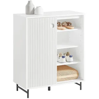 SoBuy Schuhschrank 70 x 87 x 37 cm höhenverstellbar / weiß