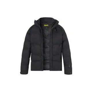 Blauer. USA Herren Jacke schwarz Mikrofaser unifarben, schwarz, Herbst/Winter 2025/2026