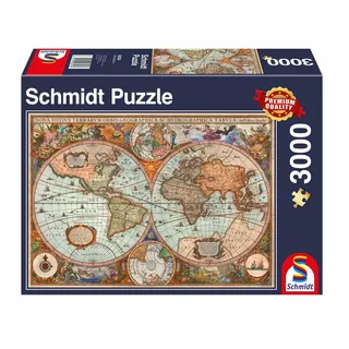 Schmidt Spiele Antike Weltkarte 3000 Teile