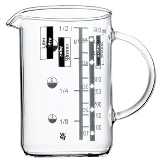 WMF Messbecher ROBYN, Glas - 0,5 Liter - mit Skalierung