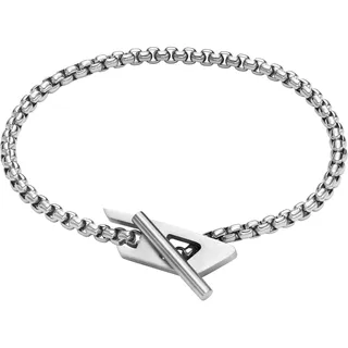 Diesel Herren-Gliederarmband Edelstahl silber DX1476040 Größe 18
