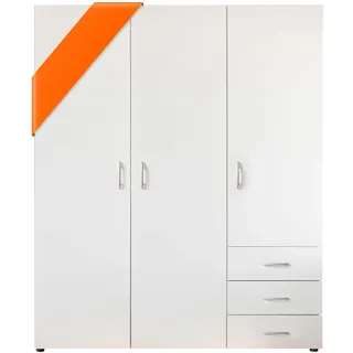 SchlafKONTOR Harry 150 x 176 x 51 cm weiß