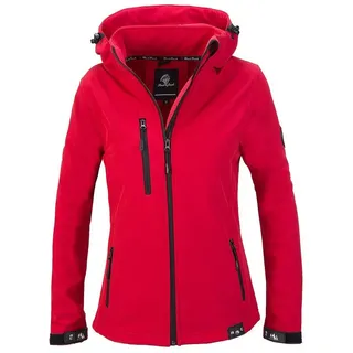 Rock Creek Softshelljacke Damen Rot 3XL