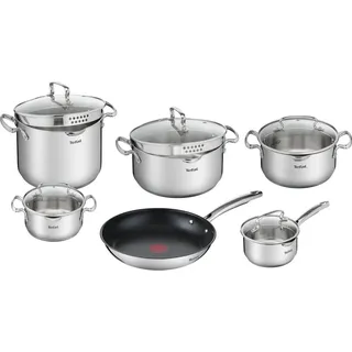 Tefal G732SB55, Pfannenset + Topfset, Silber
