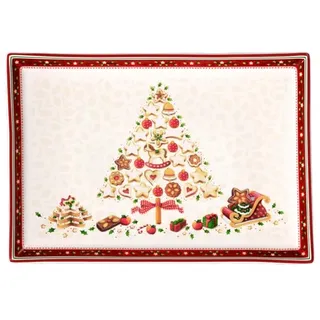 Villeroy & Boch Winter Bakery Delight Gebäckplatte rechteckig groß 39x26,5cm