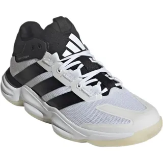 adidas Herren Handballschuhe Court Stabil, Größe 44 in Schwarz FTWWHT/CBLACK/FTWWHT