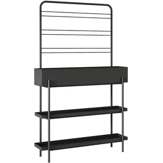 casa.pro Aalsmeer 154 x 96 x 24 cm Schwarz