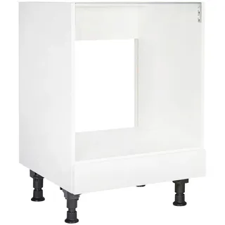Nobilia Herdumbauschrank Touch, Weiß, Holzwerkstoff, einzeln stellbar, 60x87x56 cm, Blauer Engel, Pefc, Goldenes M, Made in Germany, DGM-Klimapakt, Zusatzausstattung erhältlich, Küchen, Küchenmöbel, Küchenschränke, Geräteumbauschränke