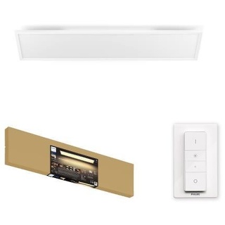 Philips Hue 871951438266 LED-Deckenleuchte Aurelle 1x39w | 3750lm | 2200-6500k - White Ambiance, dimmbar, Bluetooth, weiß