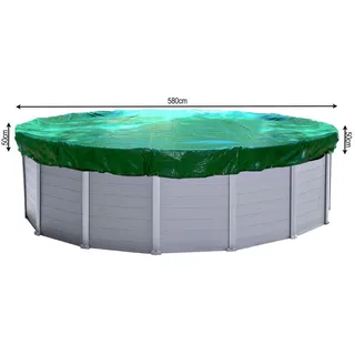 Quick Star Poolabdeckung Rund grün Ø 680 cm